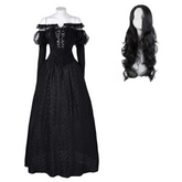 Delores schwarz Kleid Beetlejuice 2 Delores Cosplay Kostüm